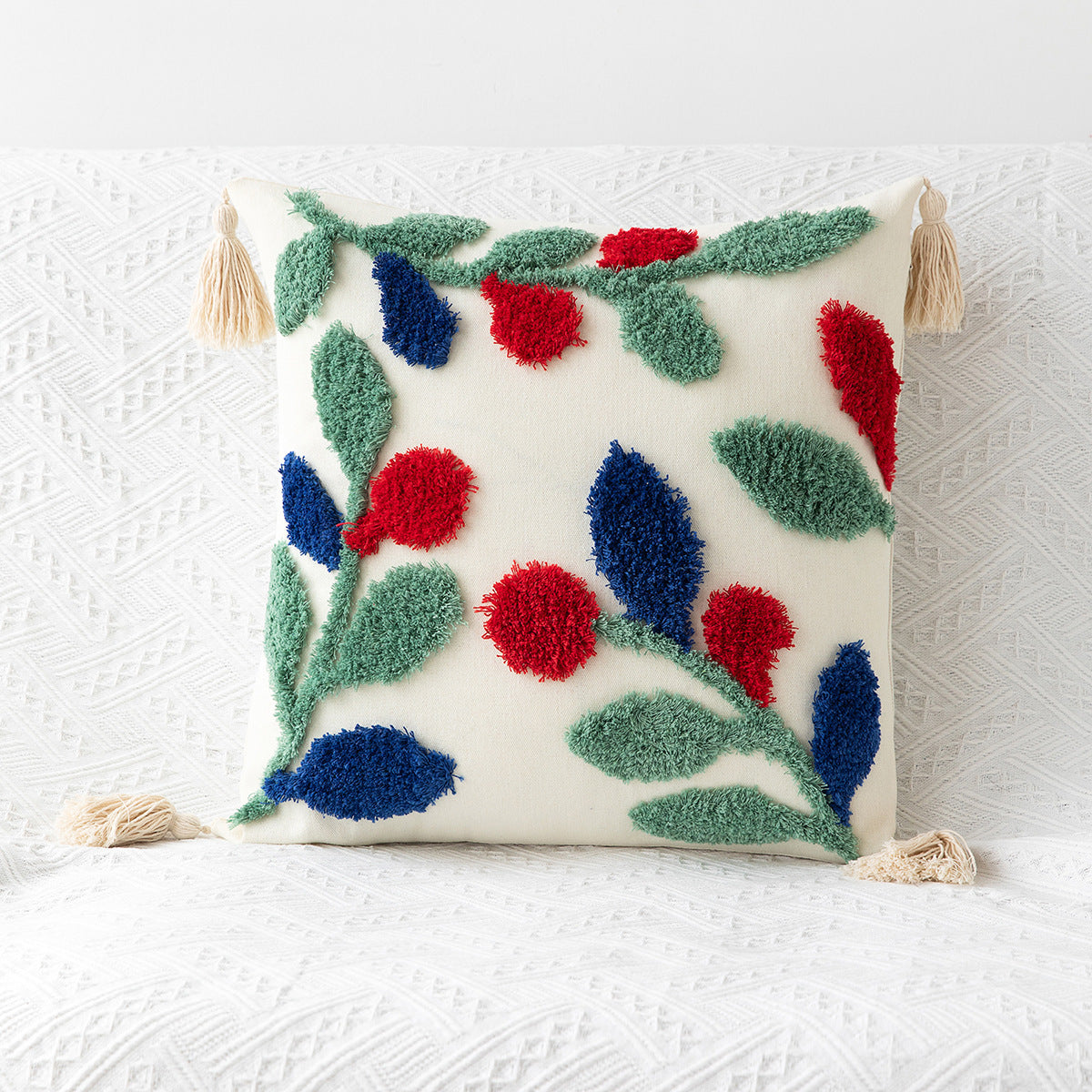 New Bohemian Geometric Tufted Pillowcase