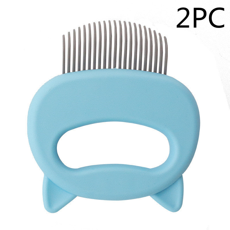 Pet Hair Removal Massaging Shell Comb