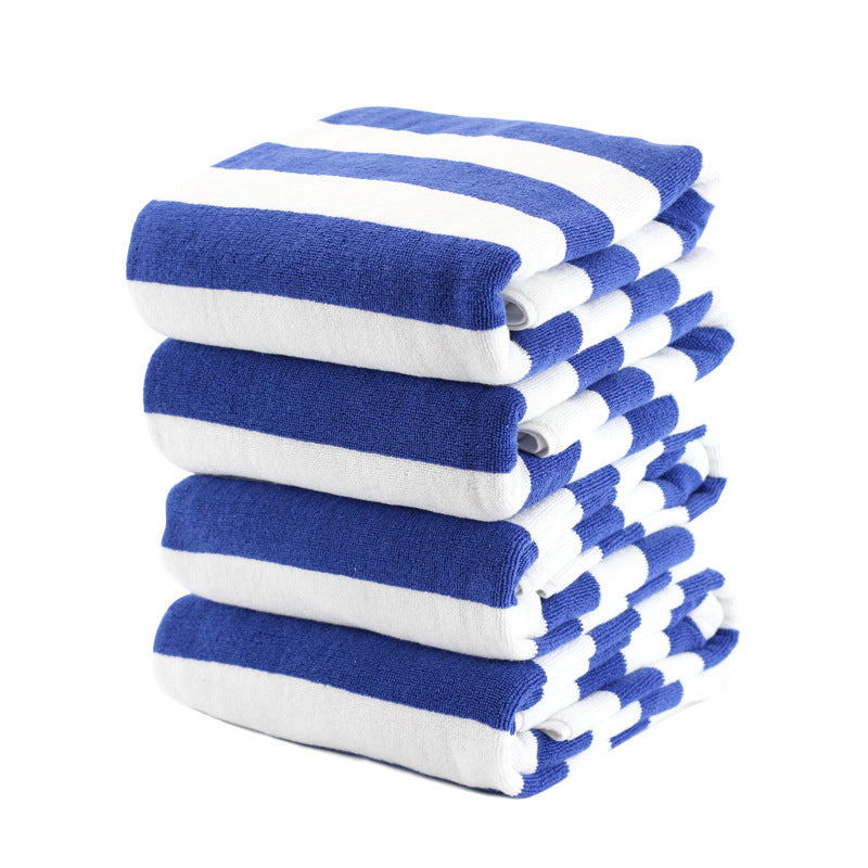 Cotton Yarn-dyed Jacquard Beach Bath Towel