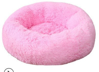 Plush Round Pet Litter For Cats And Dogs