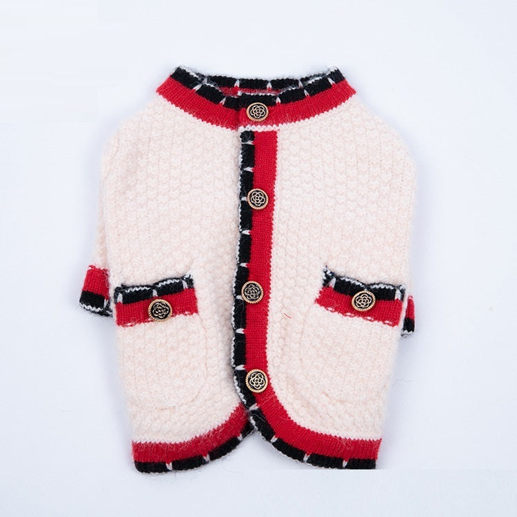 Classic Style Style Bejirog Sweater Cardigan Pet Clothes