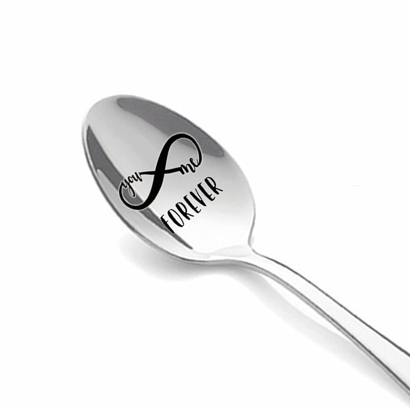 Valentine's Day Gift Stainless Steel Long Handle Soup Spoon