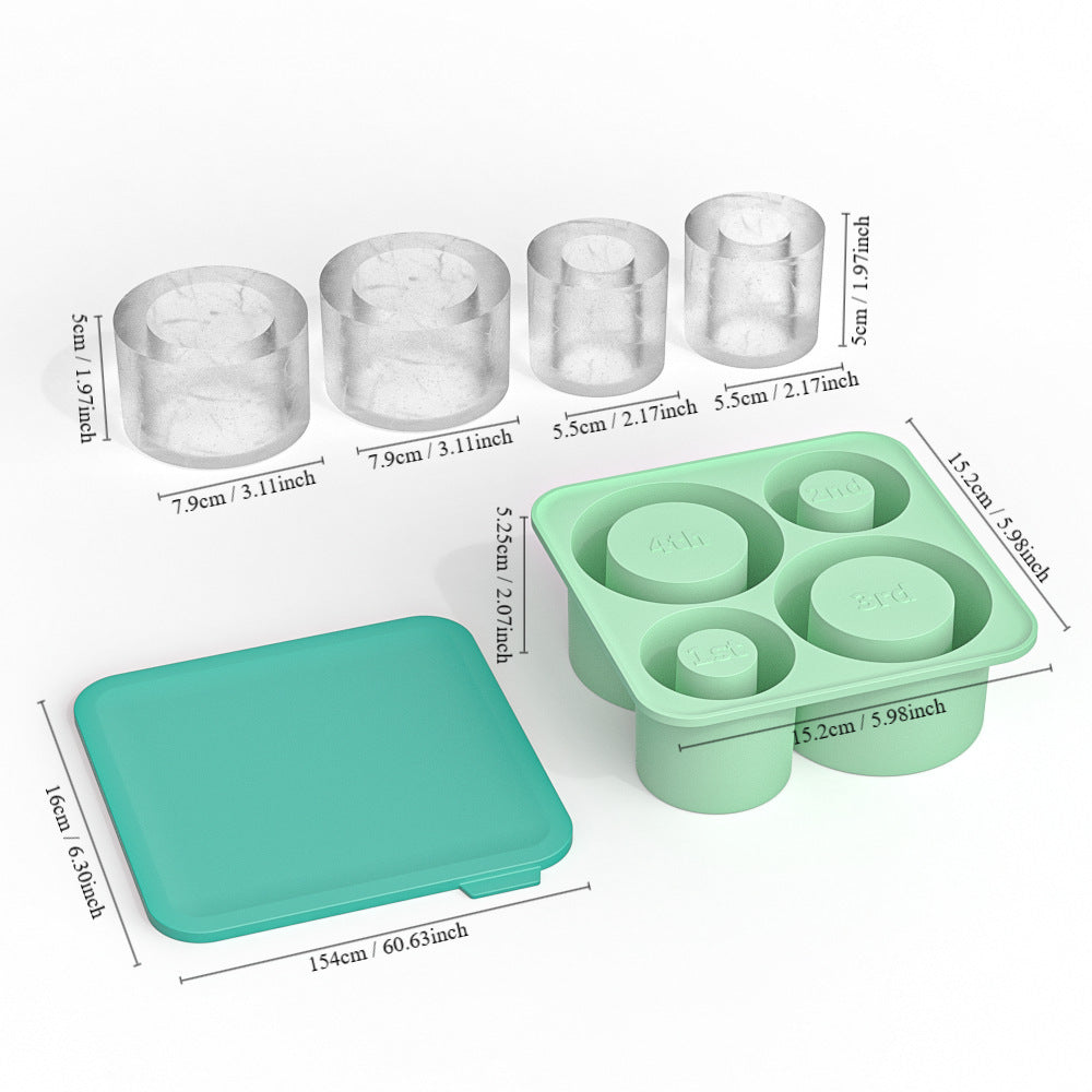 Amazon Hot Ice Cube Mold Ice Plate Quick-frozen Ice Mold Easy To Remove Mold Ice Plate