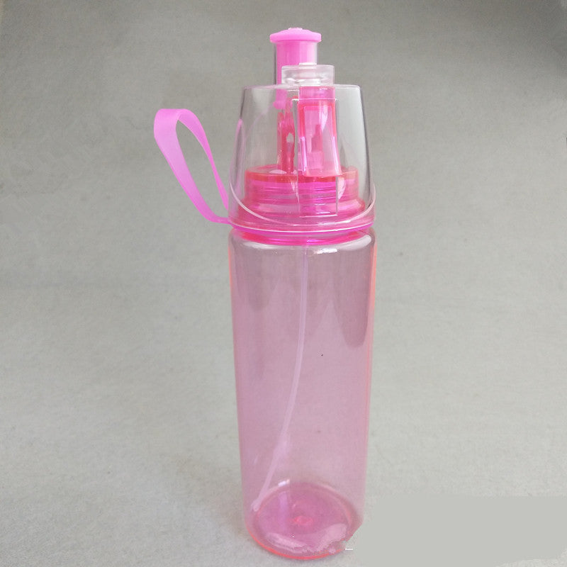 Spray Water Bottle 600ML Sports Cycling Mist Spray Water Bottle