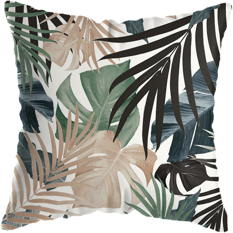 Tropical Plant Cushion Cover Living Room Sofa