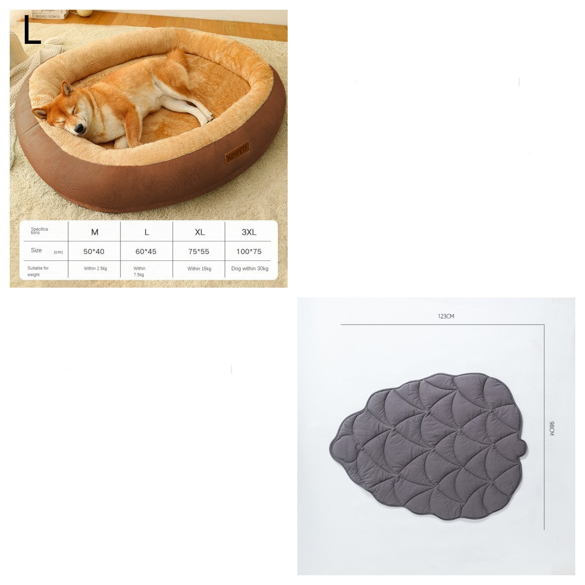 Removable And Washable Dog Bed Warm Cat Bed For Sleeping