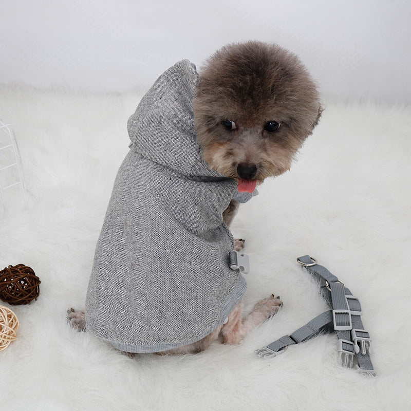 Thickened Pet Sweatshirt With Chest And Back