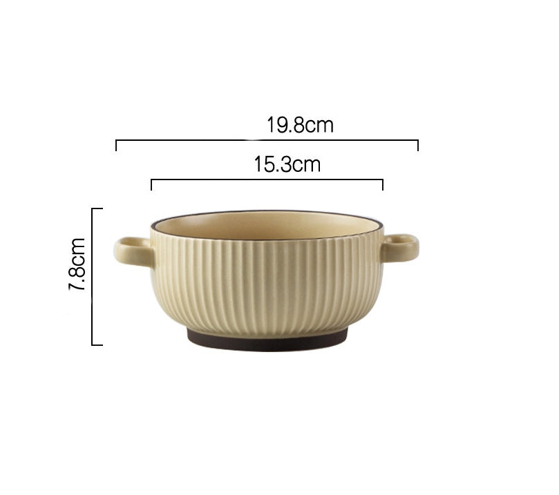 Wind Simple Bowl And Plate Combination Tableware And Tableware