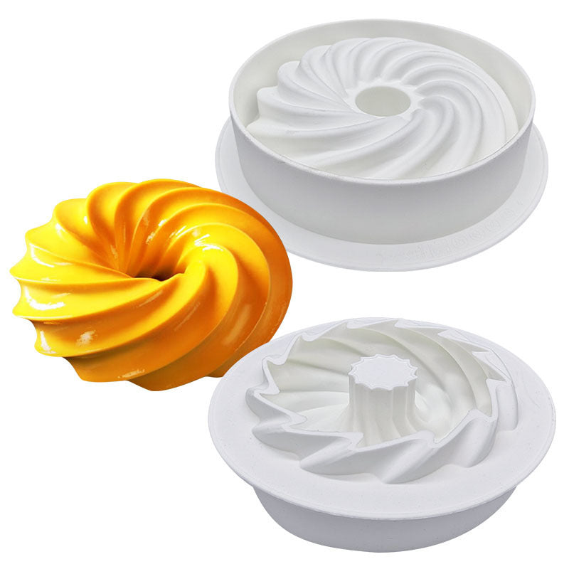 Round Rotating Silicone Cake Mold