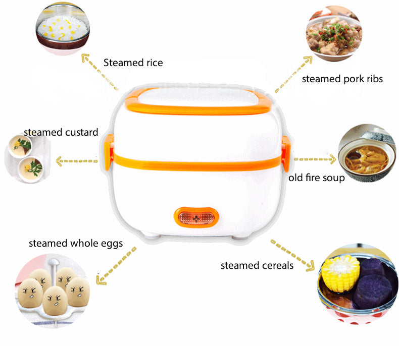 Multi-function electric cooking lunch box