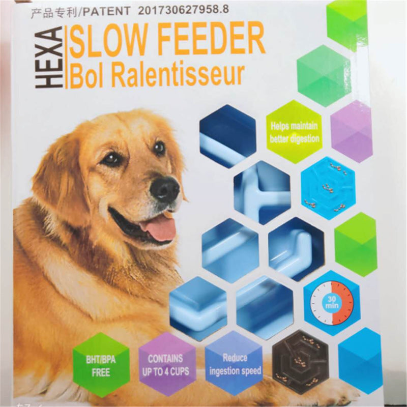 Pet Slow Food Bowl For Dogs To Prevent Choking