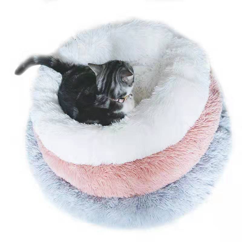 Washable Round plush kennel