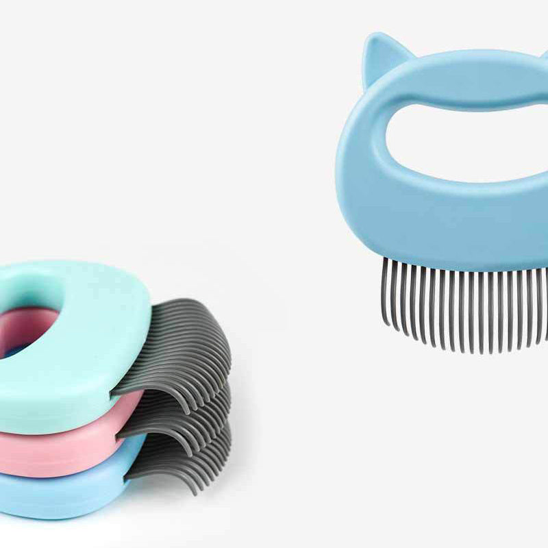 Pet Hair Removal Massaging Shell Comb