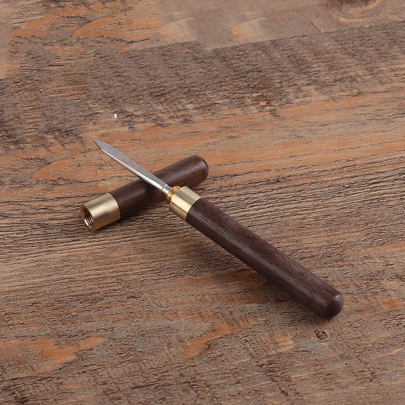 Small Ebony Tea Needle Rosewood Tea Knife Pu'er Tea Cone