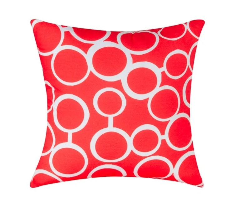 Geometric short plush pillowcase cushion cover