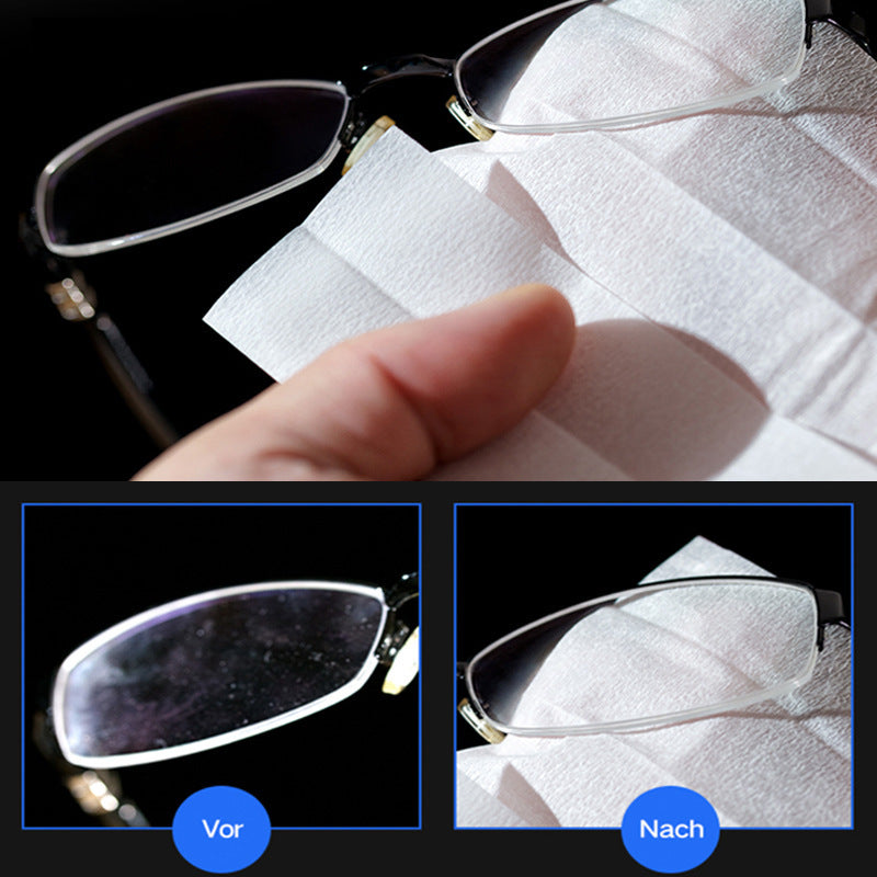 Wipes for glasses