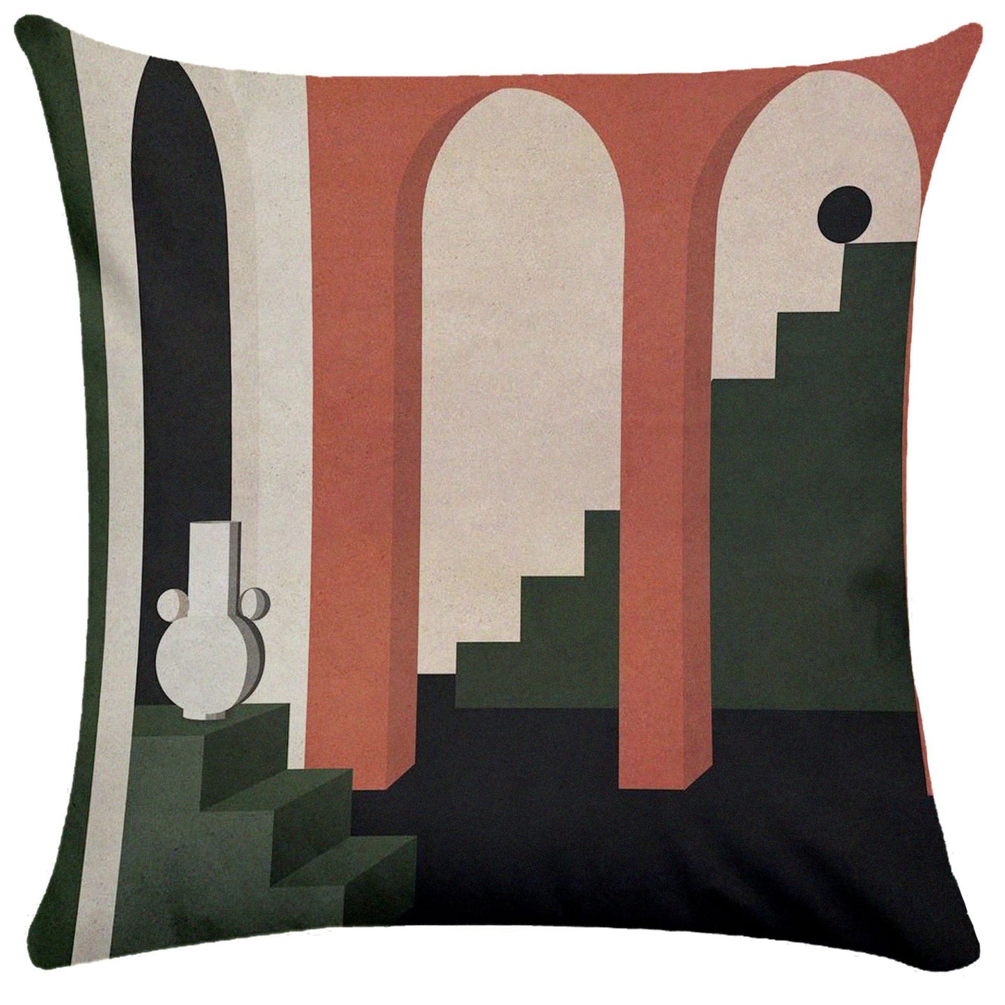 Geometric building pillowcase