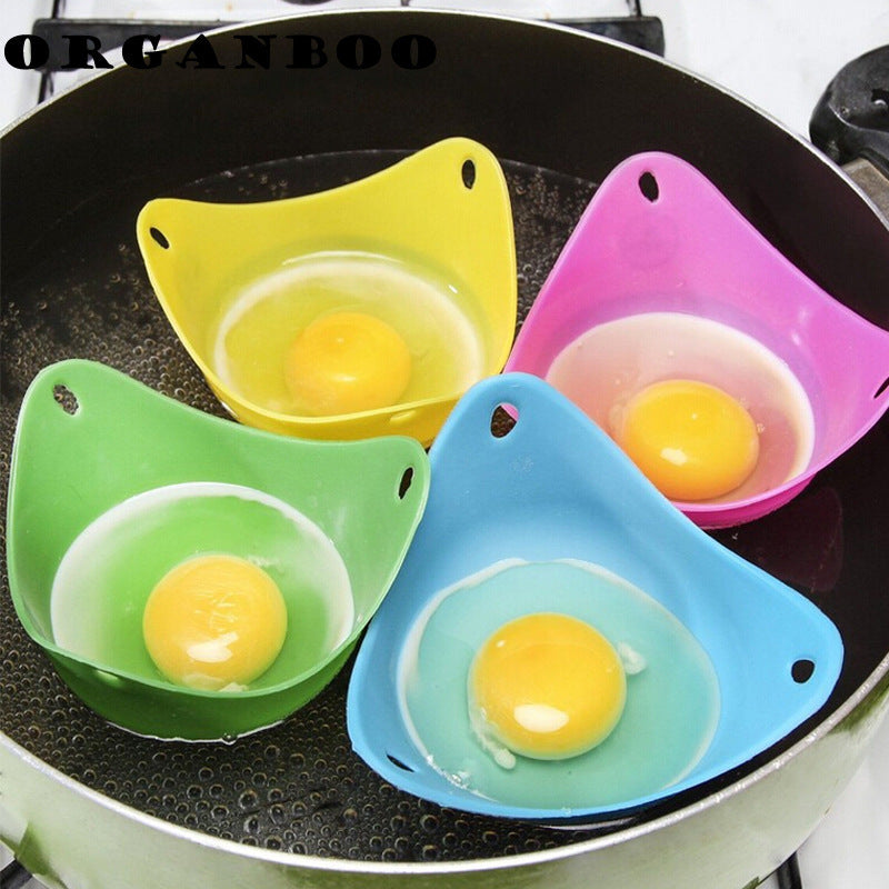 Green Silicone Egg Cooker 4 Color Silicone Egg Cooker