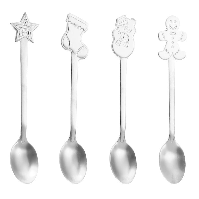 Cartoon spoon Christmas spoon gift cutlery set