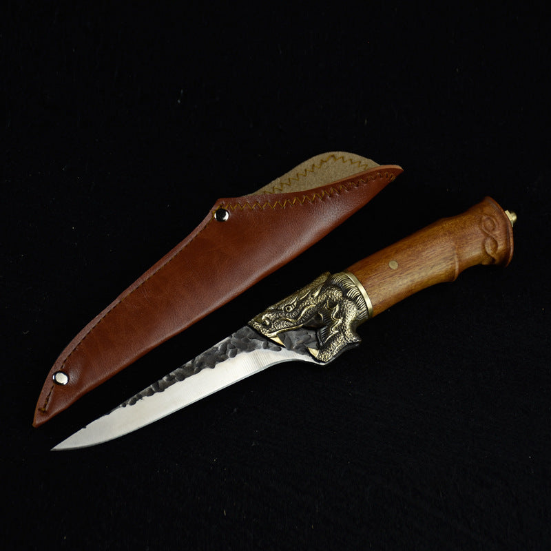 Forge longquan kitchen knife by hand