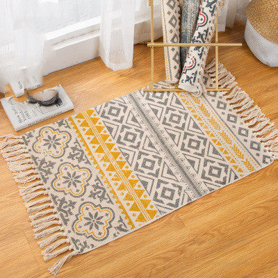 Bohemian style American carpet floor mat