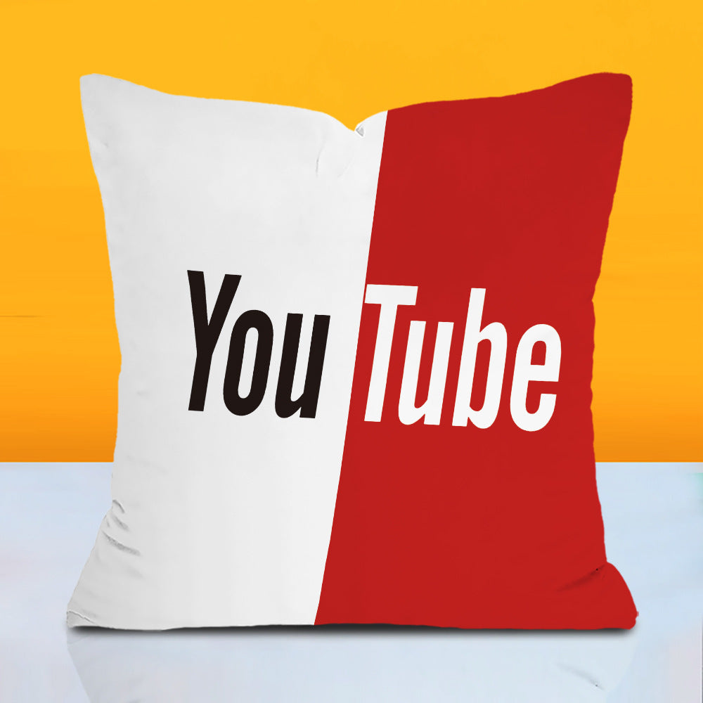 Logo pillow cover