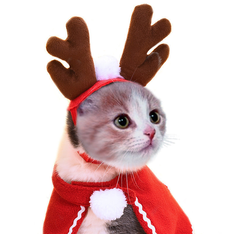 Funny Pet Dog Cat  Costume Warm Hat Photo Props Headwear