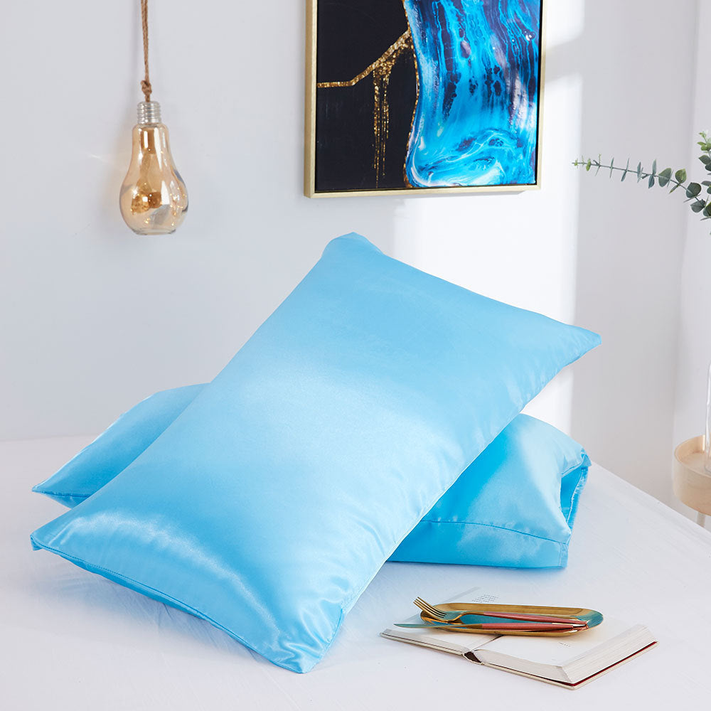 Silk double pillowcase