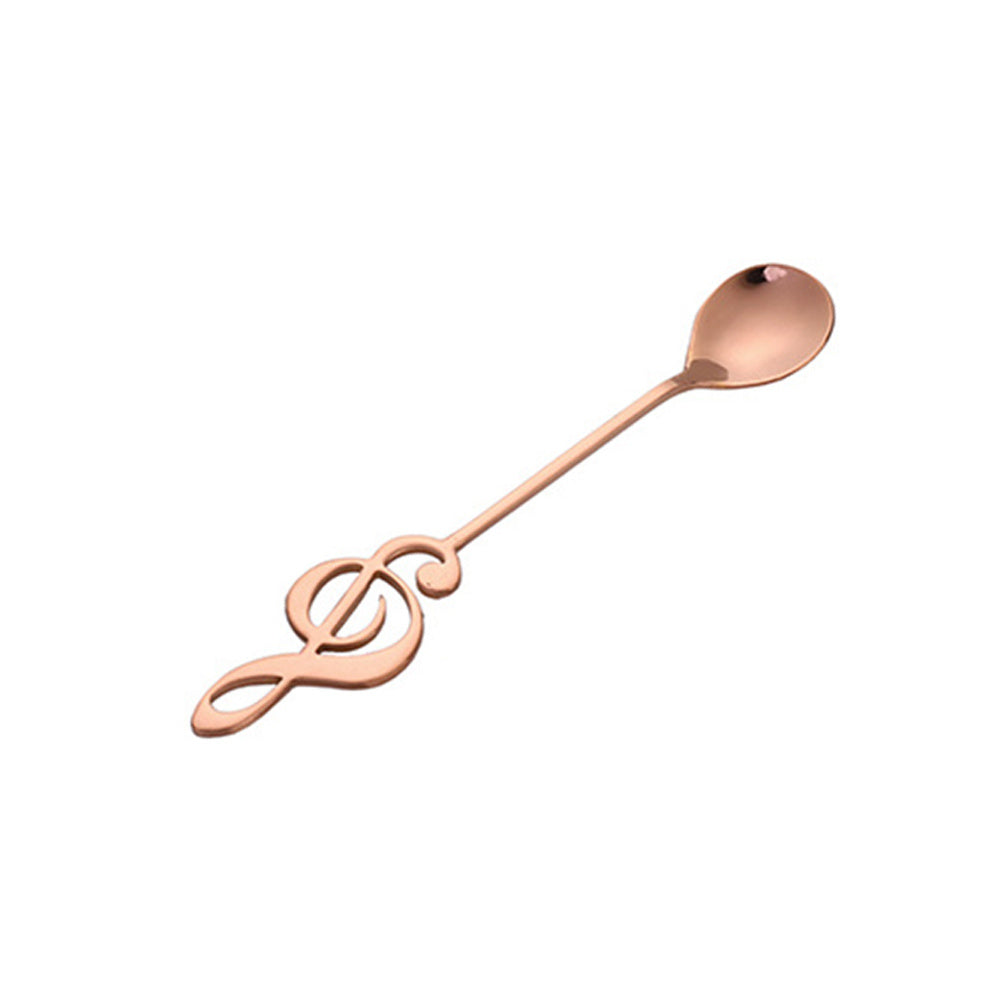 Stainless steel coffee spoon creative note spoon