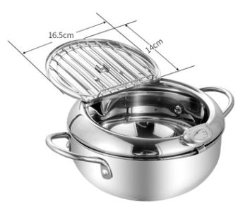 Stainless Steel Telescopic Folding Basket Frying Basket French Fries Degreasing Kitchen Tool