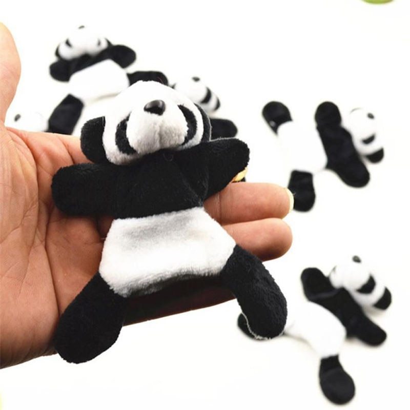 Soft Plush Panda Fridge Magnet Set of 6 pcs