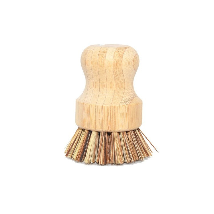 Short handle round dish washing brush