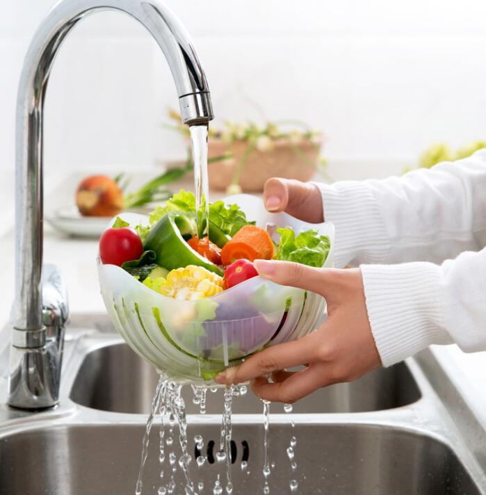 Salad Cutter Bowl Easy Salad Maker