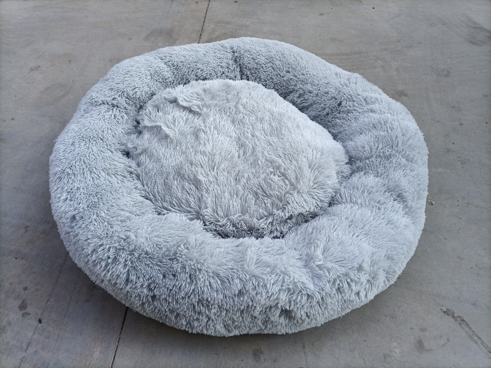 Thick Plush Round Pet Kennel