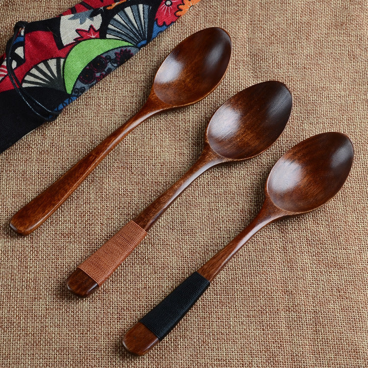 Retro Tie Line Korean Children Rice Spoon