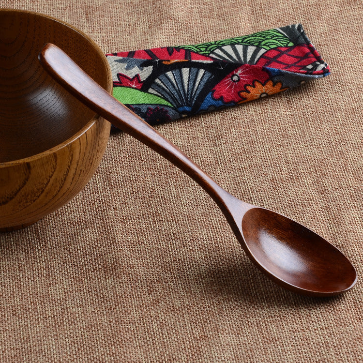 Retro Tie Line Korean Children Rice Spoon