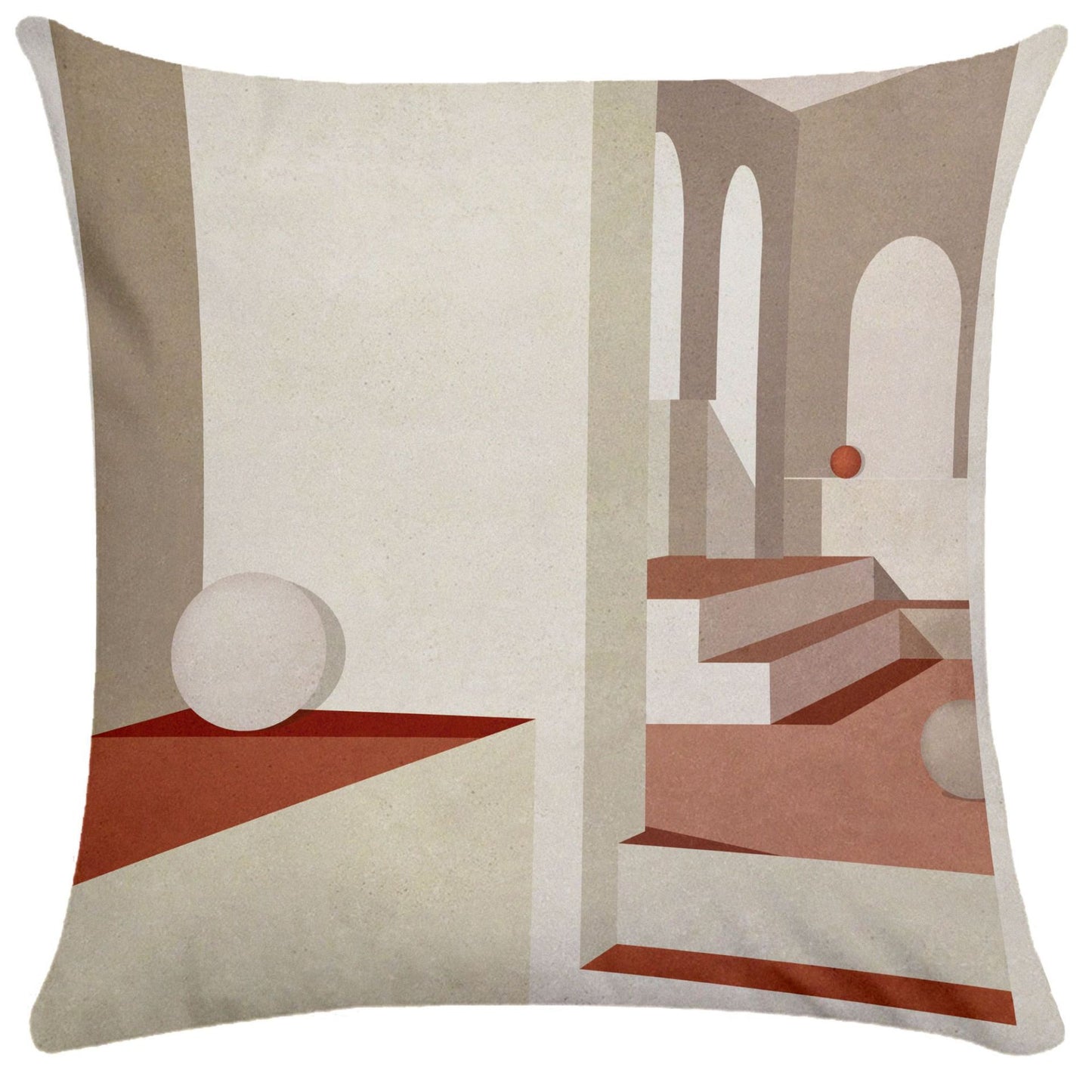 Geometric building pillowcase