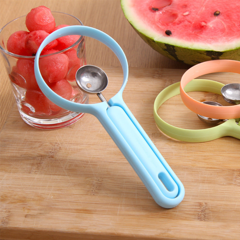 Colorful melons and labor-saving not to hurt the hand peeler Easy to clean fruit digging device 2 sets