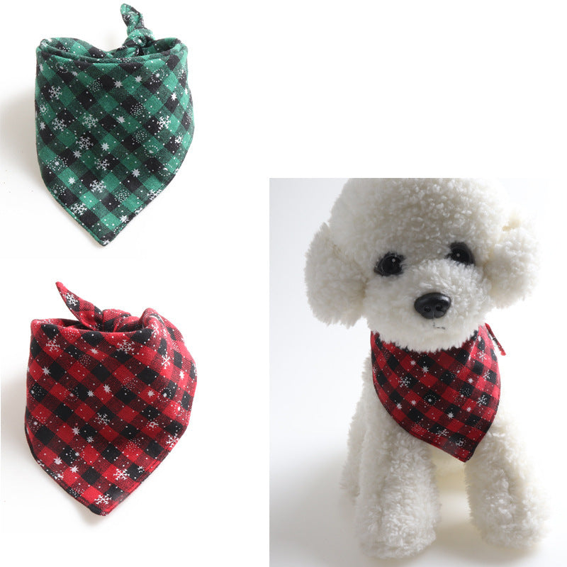 Pet Bandage Triangle Scarf Saliva Towel Pet Collar