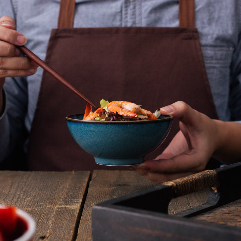 Japanese ceramic tableware household rice bowl