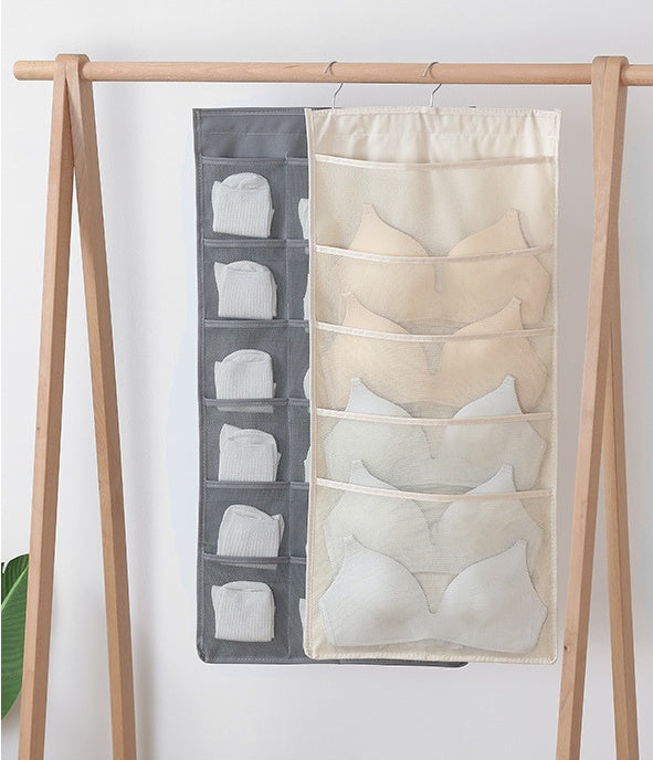 Creative And Simple Non-woven Double-sided Hanging Bag Storage