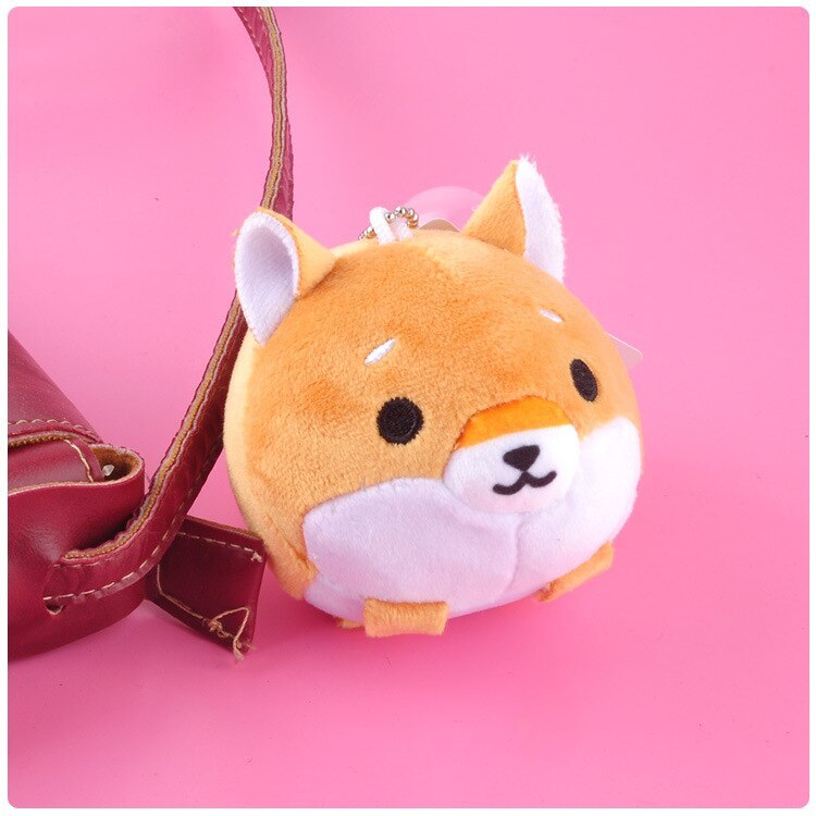 Cartoon Plush Shiba Inu Doll Pendant Keychain