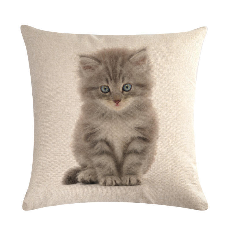 Cute cat hug pillowcase