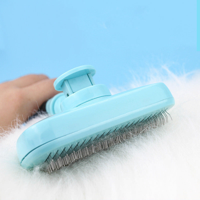 Dog automatic hair removal comb