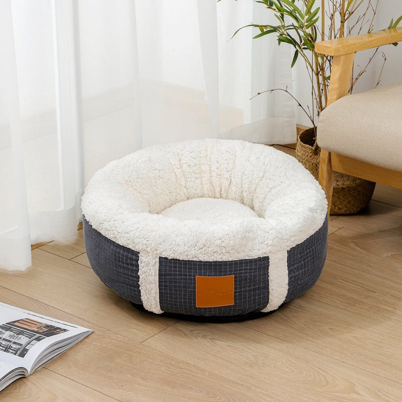 Winter Super Soft Warm Pet Bed Lamb Wool Kennel