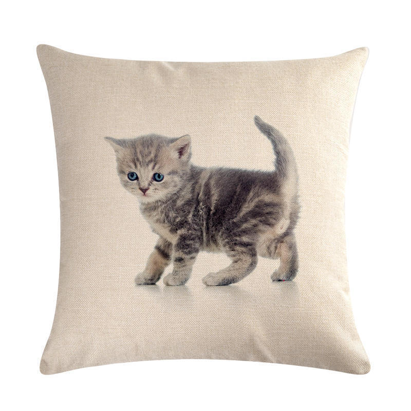 Cute cat hug pillowcase