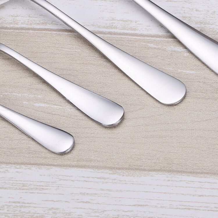 Thickened stainless steel tableware supplies soup spoon coffee spoon