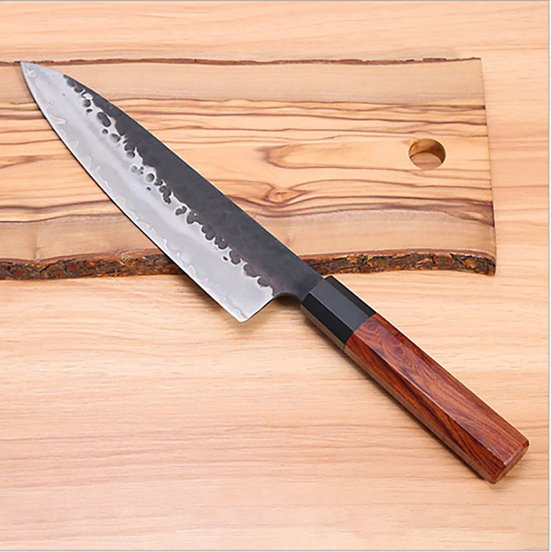 Ebony handle kitchen knife fish fillet knife