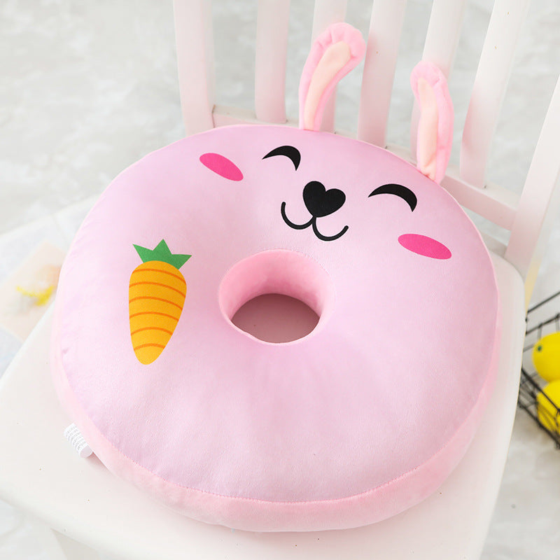 Donut cushion pillow cute back