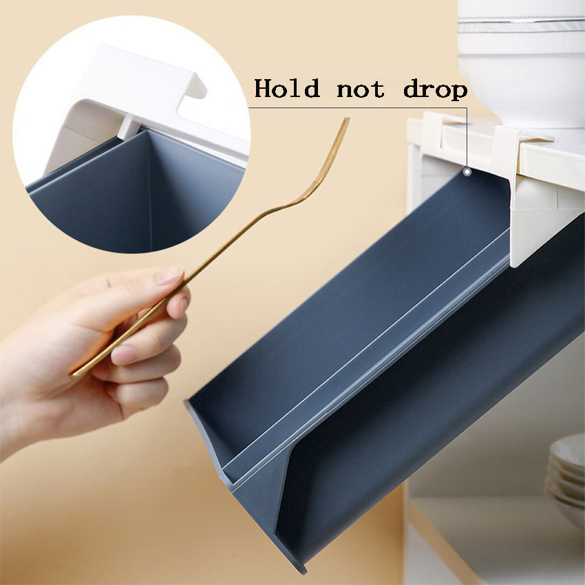 Kitchen Cabinet Divider Shelf Drawer Organizer Utensil Holder Under Desk Hanging Storage Box Fork Spoon Tray Kitchen Storage Box